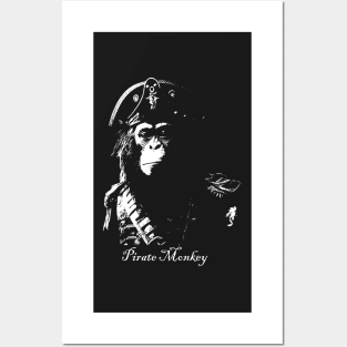 Pirate Monkey Posters and Art